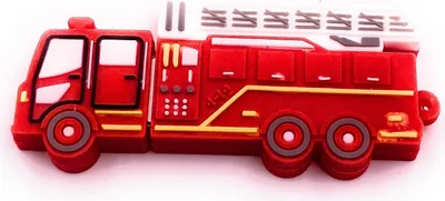 Produktbild von Onwomania Firetruck Feuerwehrauto FeuerwehrRot USB Stick USB Flash Drive Speicherstick 16GB USB 2.0