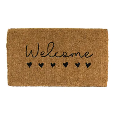Image de Mars & More - Paillasson tissé à la main « Bienvenue » (75 cm)