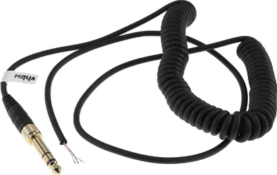 Produktbild von vhbw Audio AUX Kabel kompatibel mit Beyerdynamic DT 990 Pro Kopfhörer - Audiokabel 3,5mm Klinkenstecker auf 6,3 mm, 300 cm Schwarz
