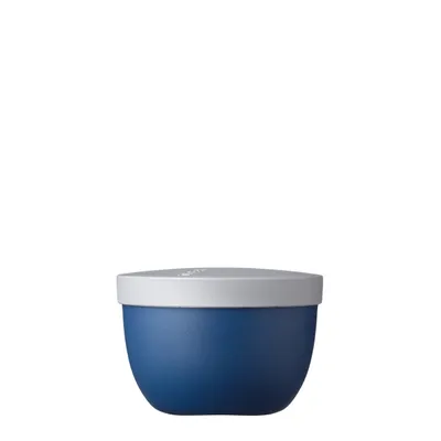 Produktbild von Mepal - Ellipse Snackpot - Praktischer Behälter zur Aufbewahrung & für Transport von Lebensmittel - 350 ml - Nordic Denim