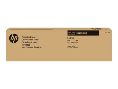Immagine prodotto di HP ersetzt Samsung CLT-C506L Cyan Tonerpatrone