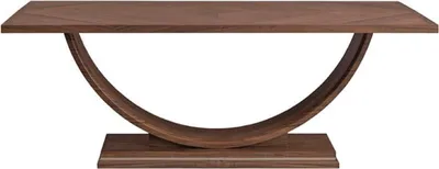 Obrázok produktu pre Casa Padrino luxusný jedálenský stôl hnedý 220 x 103 x v. 76 cm - Moderný kuchynský stôl z masívu - Luxusný nábytok do jedálne z masívu