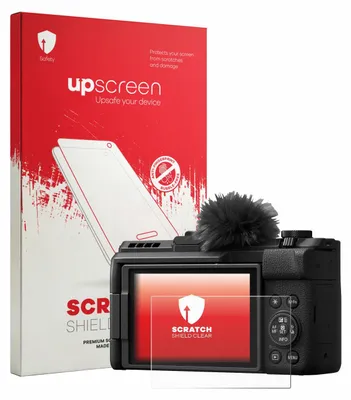 Produktbild von upscreen Schutzfolie für Canon PowerShot V1 Premium Displayschutz Displayschutzfolie Folie Klar Transparent