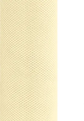 Produktbild von 9m Rolle Tüll 30cm, Farbauswahl:creme / hellcreme 820