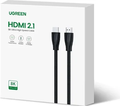 Obrázek produktu pro Ugreen 80401, 1 m, HDMI Typ A (standardní), HDMI Typ A (standardní), 48 Gbit/s, Černá