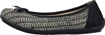 Immagine prodotto di Rieker 4385000 438 Scarpe da donna, modello ballerina, colore nero, ideali per il tempo libero