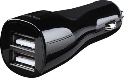 Produktbild von KFZ-Ladegerät 2-fach USB, 4.8 A schwarz