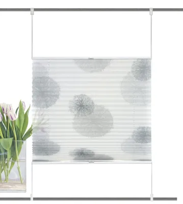Produktbild von Home Wohnideen Up & Down Plissee "Rawlins" 130 x 100 cm Stein