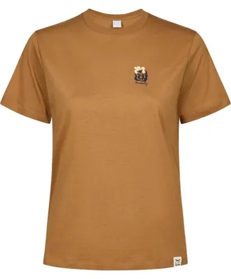 Produktbild von Iriedaily Square Flowers T-Shirt Caramel S