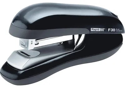 Image de Rapid® 23256500 Agrafeuse plate F30, plastique, 30 feuilles, noir