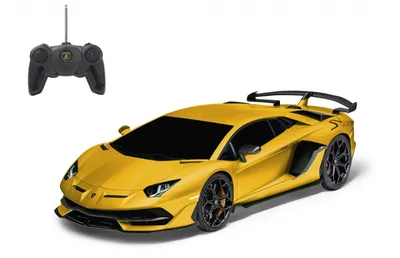 Produktbild von Lamborghini Aventador SVJ 1:24 gelb 40MHz
