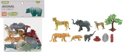 Immagine prodotto di Animali selvatici figurine 6 pezzi set 10 cm