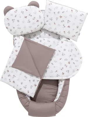 Produktbild von Simply Nature 5-teiliges Set XXL Babynest