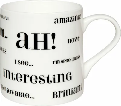 Image de Könitz Becher Ah le plus courant, Tasse, Kaffeebecher, Bone China, Bunt, 385 ml, 11 2 004 2723
