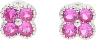 Produktbild von Mabina Damen Ohrstecker 925 Silber 563874 Zirkonia, Pink