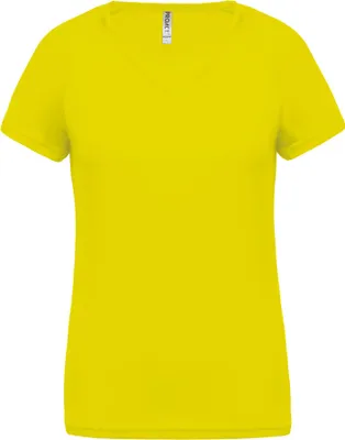 Immagine prodotto di Maglietta sportiva PROACT® da donna a maniche corte con scollo a V