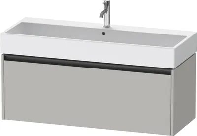 Produktbild von Duravit Ketho.2 Wastafelonderkast 118,4x46x44 cm Mat Betongrijs