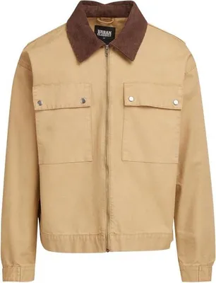 Produktbild von Urban Classics Übergangsjacke Herren Mens Workwear Baumwolle Jacket beige XL
