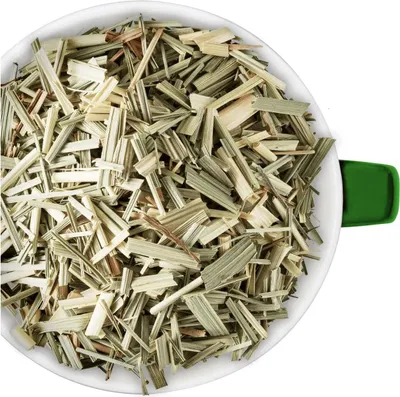 Produktbild von Lemongras Kräutertee, lose, geschnitten, leckerer Tee mit Zitronengeschmack, 80g