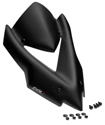 Zdjęcie produktu dla Wiatroszyt Puig New Generation Sport, wymiary 345 x 260 mm, z certyfikatem ABE, przeznaczony do modeli Kawasaki Z1100 SE oraz Z1100 produkowanych w roku 2026
