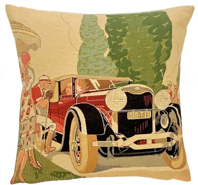 Produktbild von Gobelin Kissen Oldtimer Ausflug II