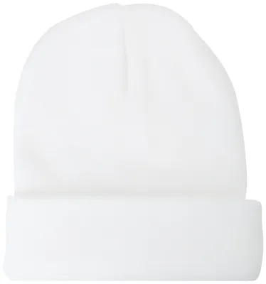 Image de Bonnet Clotth unie, modèle GERM-FD08, couleur blanche, taille unique, idéal pour les conditions froides