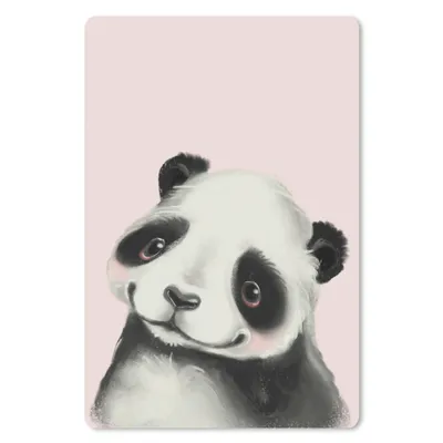 Produktbild von MuchoWow® Mauspad Mousepad Panda - Kinder - Rosa 40x60 cm - Mousepads - Maus Mat - Pad - Mausunterlage - Schreibtisch Accesoire