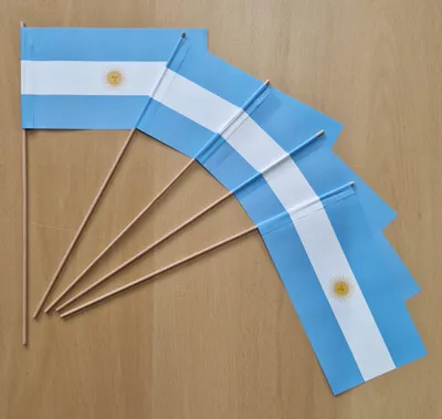 Produktbild von Papierfähnchen Argentinien 50 Stück