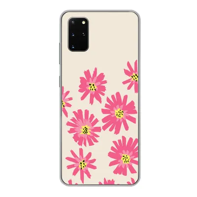 Produktbild von MuchoWow® Handyhülle Schutzhülle Hülle für Samsung Galaxy S20 Plus Blumen - Muster - Minimalismus Silikon Softcase Handy Hülle - Hartschale