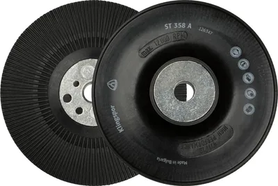 Image de Klingspor ST358A FI-Stützteller gerippt, 125 mm Gewinde M 14, für Fahrzeugbau