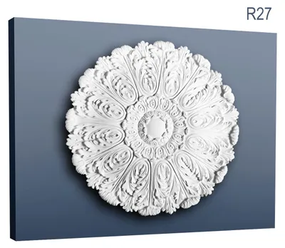 Produktbild von Orac Decor R27 LUXXUS Deckenrosette Stuck-Rosette Akanthus-Blatt Einrichtungs | 75 cm