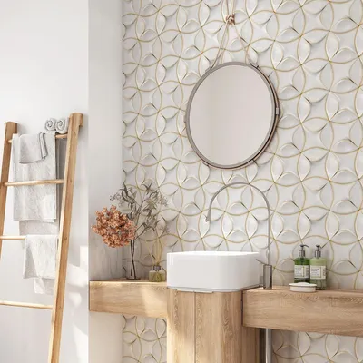 Produktbild von Klebefolie für Badezimmer - Lumaléa - Design - Klebefolie + MATTER Schutz - 90 x 90 cm