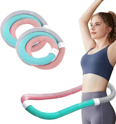 Productafbeelding van Fitnessriemen met massagefunctie, lichtgewicht, draagbaar en opvouwbaar, geschikt voor gebruik thuis en onderweg.