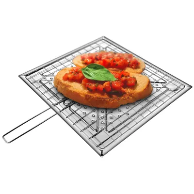 Produktbild von BRATENGITTER BRATENROST Brätergitter Braten IDEALE BRUSCHETTA 25,3 x 24,7 cm