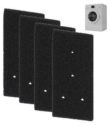 Produktbild von 4 Stück Trockner Filter Ersatz für Bauknecht Privileg Whirlpool HX 481010716911 Trockner Wärmepumpentrockner, Schwammfilter Filtermatte Kondenstrockner, 230x115x14mm