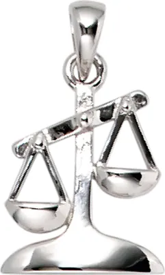 Produktbild von JOBO Anhänger Sternzeichen Waage 925 Sterling Silber rhodiniert