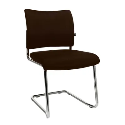 Produktbild von Topstar Besucherstühle Visit 20 NV390 G08 braun Stoff, 2 St.