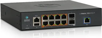 Zdjęcie produktu dla Cambium Networks cnMatrix EX2010-P, Zarządzany, L2/L3, Gigabit Ethernet (10/100/1000), Obsługa PoE, Możliwości montowania w stelażu, 1U