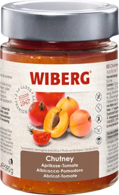 Produktbild von Wiberg Chutney Aprikose-Tomate - 390g