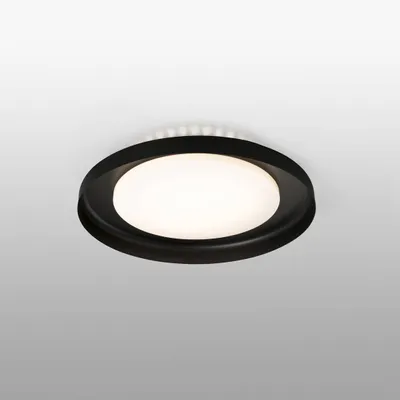 Image de Plafonnier LED DOLME Ø 40cm 24W noir