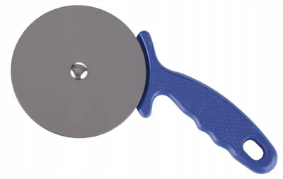 Obrázok produktu pre Profesionálny krájač na pizzu z nehrdzavejúcej ocele, priemer 10 cm – krájač na pizzu s ergonomickou rukoväťou, ostré koliesko na presné krájanie, vhodný do umývačky riadu, čierny