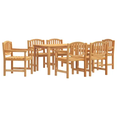 Produktbild von 7-tlg. Garten-Essgruppe Massivholz Teak