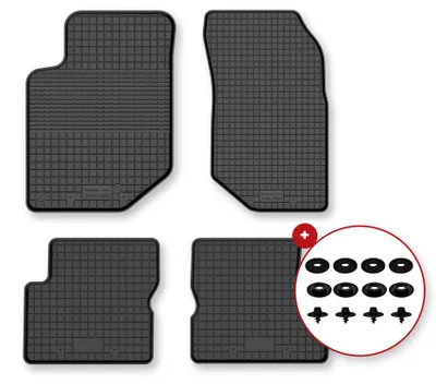 Immagine prodotto di Tappetini gomma vasca per Jeep Avenger J 2023- Set 4 pezzi con clip