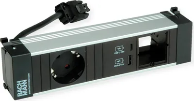 Produktbild von Bachmann Power Frame S 1Xcee7/3 1Xcm, 1Xusb 22W 0,2M Gst18