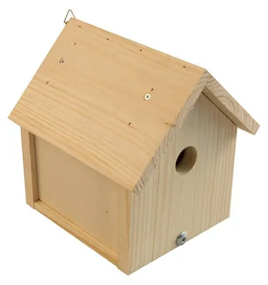 Produktbild von Vogel-Nistkasten Bausatz inkl. Farben & Pinsel für Kinder