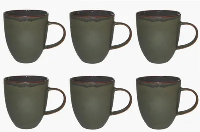 Produktbild von like. by Villeroy & Boch Crafted Breeze 6er Set Kaffeebecher 350 ml blau Porzellan