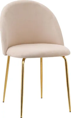 Zdjęcie produktu dla Krzesło Welurowe Fargo Gold Velvet Beżowe
