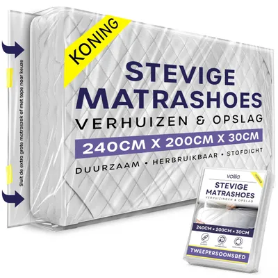 Imagen del producto de Funda para colchón de tamaño King: proteja su colchón durante una mudanza