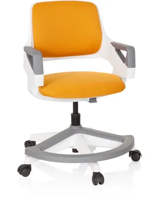 Obrázok produktu pre hjh OFFICE otočná stolička KID FLEX stolová stolička pre deti výškovo nastaviteľná s podrúčkami látka