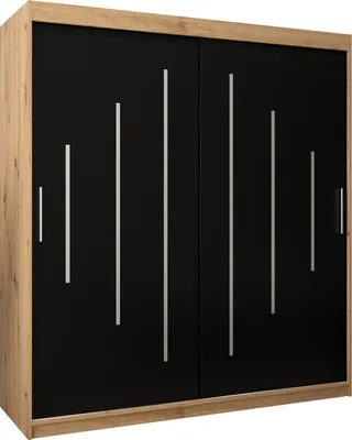Produktbild von Kleiderschrank, Schiebetürenschrank Schlafzimmer, Schrank YORK 180 cm